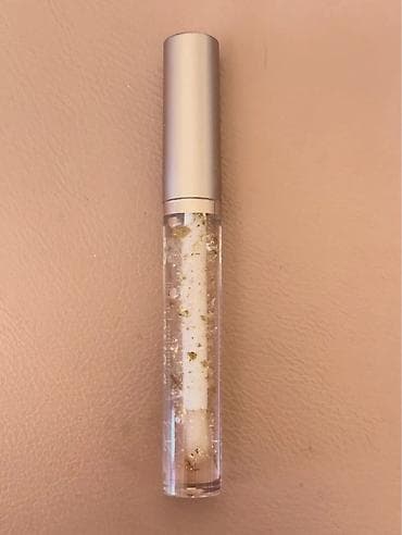 Kişi geyimləri: Şəffaf parıltılı dodaq parladıcısı qızıl ilə - Şəffaf, yapışmayan gel — 1