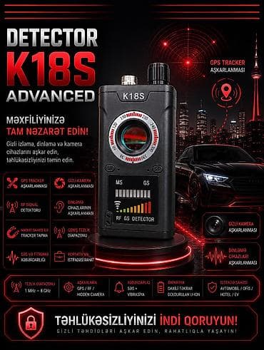 Digər: Kamera Detektoru K18S — Yeni! Evinizdə, ofisinizdə, avtomobilinizdə və — 1
