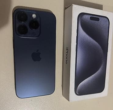 ucuz macbook pro: IPhone 15 Pro, 128 GB, Blue Titanium, Face ID — 2