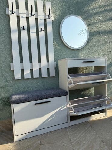 мед: Новый, Распашной, 4 двери Прямой шкаф, Шкаф в прихожей, Азербайджан — 10