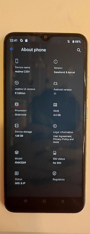 canon e414 printer: Realme C25Y, 128 GB, rəng - Mavi, Barmaq izi, İki sim kartlı, Face ID — 7