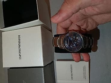 saat alan: Emporio Armani original qol saatı satılır. Model: AR2448. Saat tam — 2