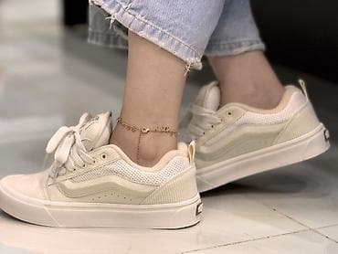 toy geyimi: Vans Bej rəngli unisex idman ayaqqabısı - Stil: klassik skate/sneaker — 3