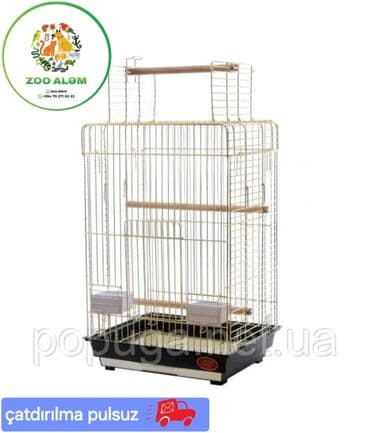 popuqay qefesi: Tutuquşu qəfəsi (Jako qəfəsi) Keyfiyyətli qəfəsdi.Üstü açılır sevimli — 2