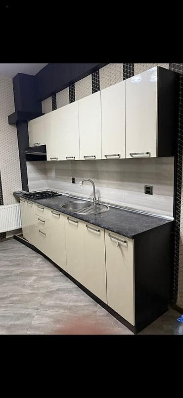 *Mətbəx mebeli 400₼* Qaz aspirator moyka daxildi ölçü 2.60 təcili