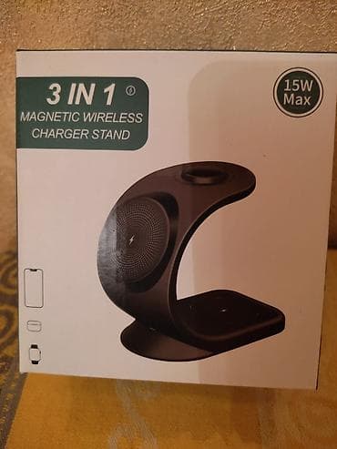 qulaqliq: Simsiz şarj cihazı 15 Vt, Yeni — 3