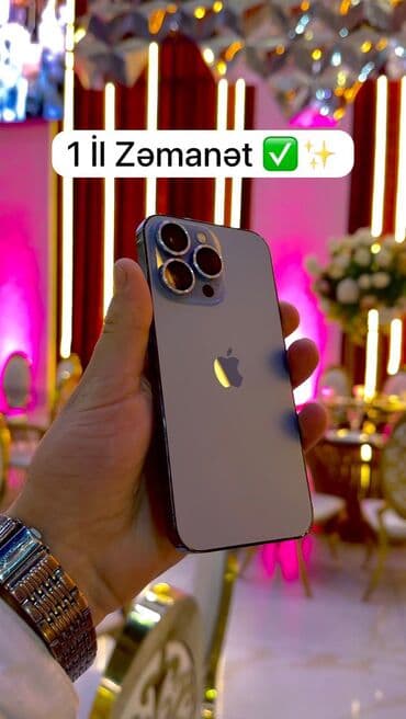 islənmis telefonlar: IPhone 13 Pro, 128 GB, Sierra Blue, Zəmanət, Barmaq izi, Simsiz şarj — 1