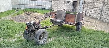 maşın oturacaqi: Motoblok əsasında yığılmış mini yük daşıyan nəqliyyat vasitəsi - Ön — 2