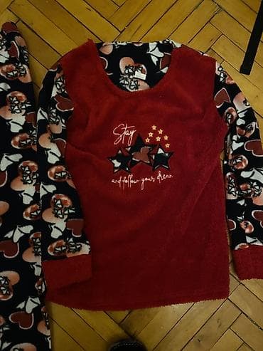 детские зимние пижамы: Qışlıq pijama dəsti – 2 hissə 5 m 9-10 yawa - Material: yumşaq — 3