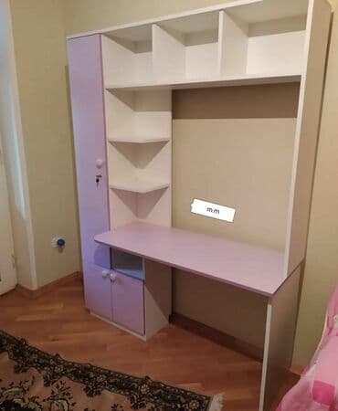 ütü masa: Oğlan və qız üçün, Yeni, Siyirməli, Yazı masası, Stulsuz — 4