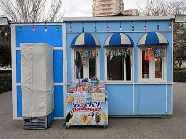 Moyka avadanlığı: Satılır: Ticarət köşkü (modul kiosk) - Ölçü və quruluş: Kompakt modul — 1