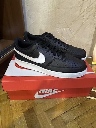 nike corablar: Nike Court Vision Low (qara-ağ) Ayaqqabı tam yenidir, heç vaxt — 7