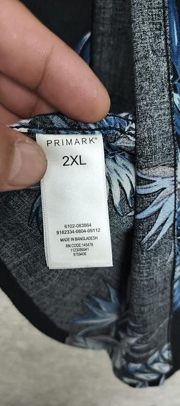 Kişi geyimləri: Köynək, 2XL, rəng - Göy — 4