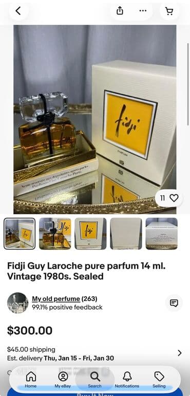 Vitaminlər və BAƏ: Fidji – Guy Laroche (1984) Orijinal vintage saf parfüm, spraysiz — 4