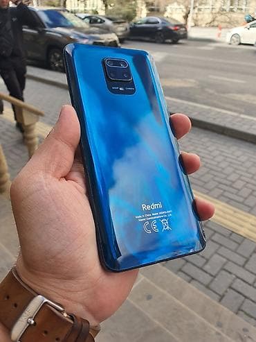 xiaomi 10 t: Redmi Note 9 Pro, 64 GB, rəng - Göy, Zəmanət, Sensor, Barmaq izi — 1