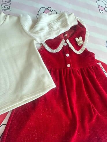 детские платья из трикотажа: Детское платье, Праздничное, 5 - 6 лет — 5