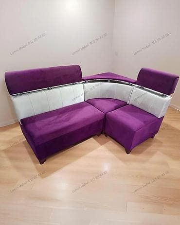 Künc divan, Mətbəx üçün, Parça, Açılan