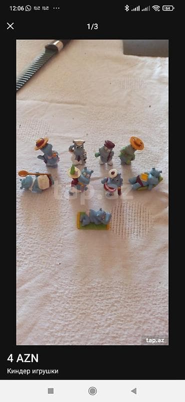 Məhsul: Kinder sürpriz fiqurlarının kolleksiyası Təsvir: - Müxtəlif