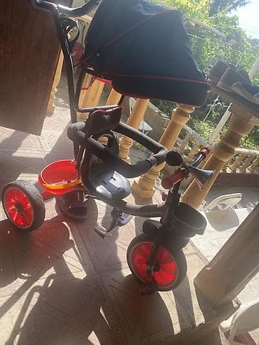 cube velo: Uşaq üçtəkərli velosiped – valideyn idarəetməsi ilə - Rəng — 2