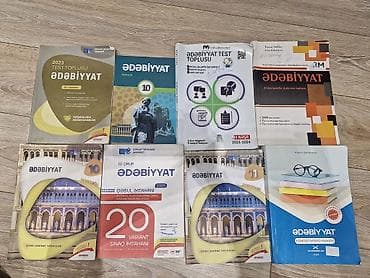 Kitablar və jurnallar: 👉 Ədəbiyyat + Riyaziyyat+Azərbaycan dili + İngilis dili kitabları — 1