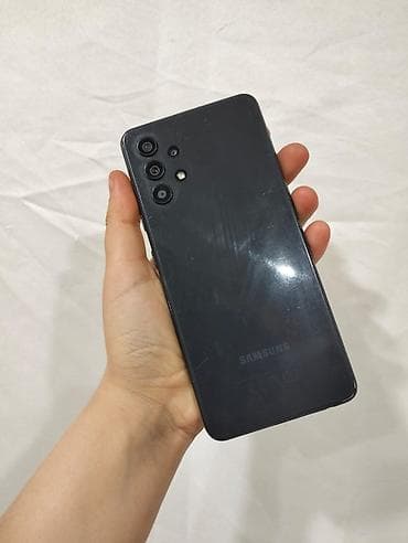 Samsung Galaxy A32, 64 GB, rəng - Qara, Barmaq izi — 3