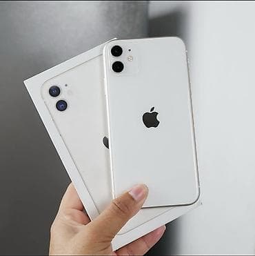 IPhone 11, 128 GB, Ağ, Face ID