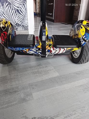 Elektrik nəqliyyatı: Özəlləşdirilmiş dizaynlı elektrik hoverboard (segway tipli, sükanlı) — 1