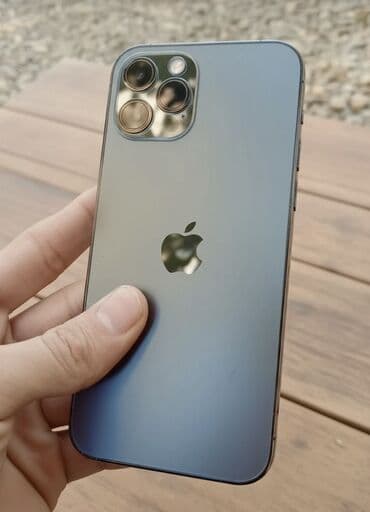apple 12: IPhone 12 Pro, 128 GB, Space Gray, Zəmanət, Simsiz şarj, Face ID — 1
