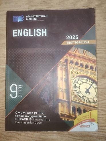 Книги и журналы: Məhsul: “English 2025 – Test Toplusu” (Dövlət İmtahan Mərkəzi) Test — 1