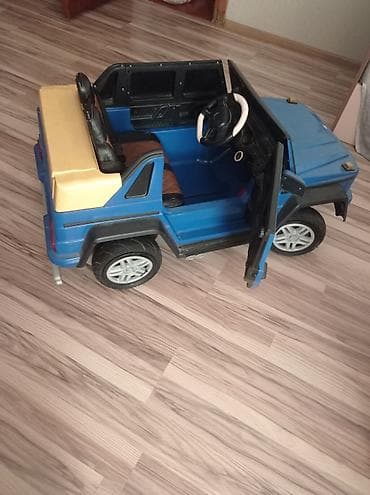 Uşaq üçün elektrik maşınları: Uşaqlar üçün akkumulyatorlu mini avtomobil, Mercedes G-Class üslubunda — 3