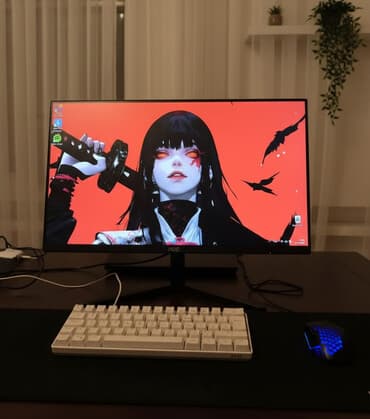 компьютерный монитор: Təcili Satılır!!!!!!!! AOC 100 Hz 1ms IPS 24 düyüm Oyun/iş monitoru — 2