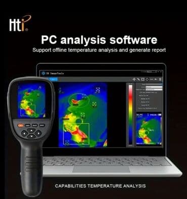 Mercedes-Benz: Termal görüntü kamerası. Model: HTI HT-18+ Temperaturu ölçmək və — 5