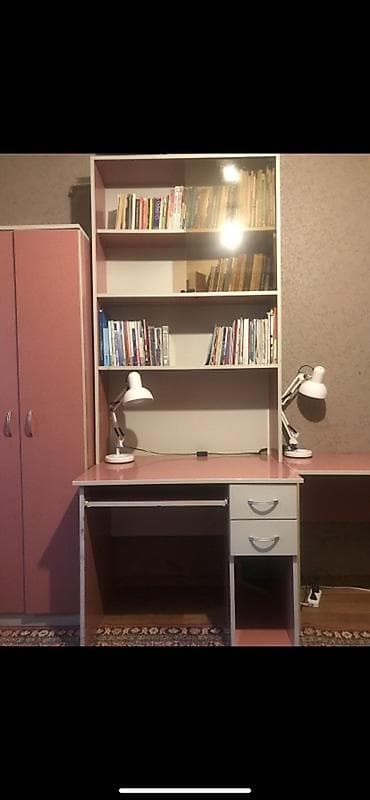 komputer setup: Uşaq/yeniyetmə otağı üçün modul mebel dəsti - Komplekt: iş masası — 1