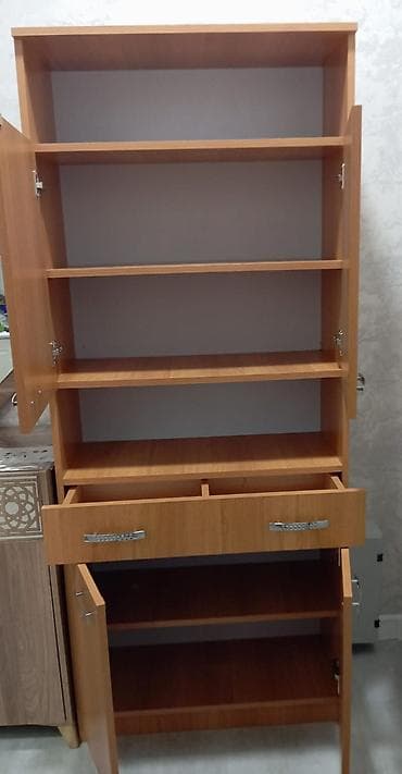metbext: Mətbəx üçün çoxfunksiyalı bufet/dolab - Material: ağac teksturalı — 5