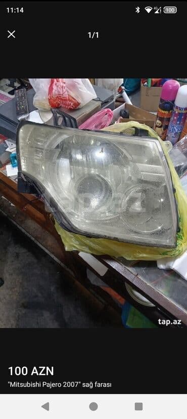 vaz 2007: Sağ, Yaxın və uzaq vuran işıqlar Mitsubishi, 2007 il, Orijinal, Yaponiya, İşlənmiş — 1