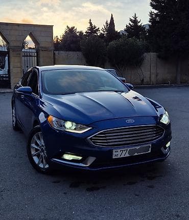 Ford: Model: Ford Fusion (mavi sedan) Texniki xüsusiyyətlər və təchizat: - — 3