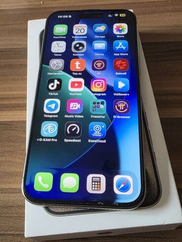 iphone 15 satılır: IPhone 15 Pro Max, 256 GB, Natural Titanium, Simsiz şarj, Face ID, Sənədlərlə — 6
