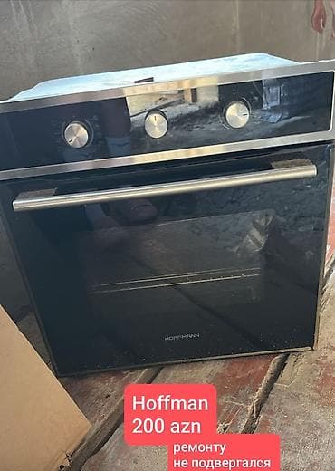 Hoffmann quraşdırılan elektrik sobası - Paslanmayan polad və şüşə ön