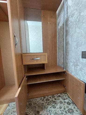 dolab skaf: Dəhliz üçün çoxfunksiyalı mebel dəsti - Material: ağac teksturalı — 5