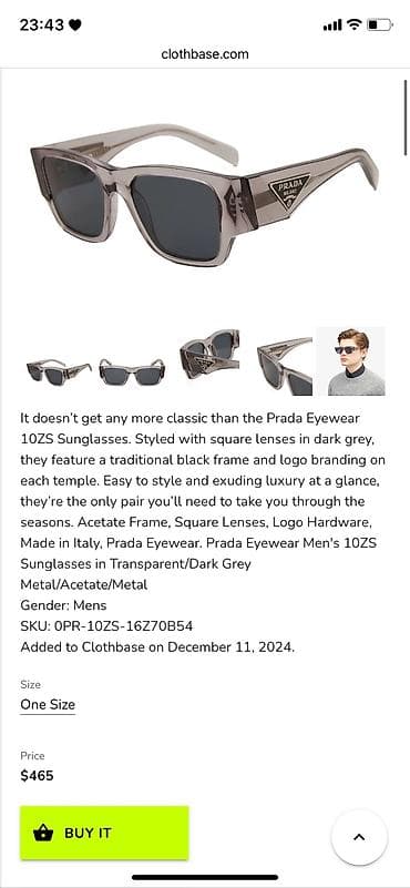 Çantalar: Gün eynəyi, Prada — 3