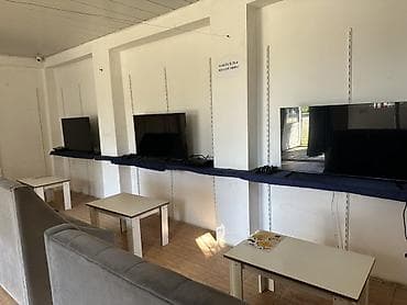 Oyun zalı üçün tam təminat. Hazır biznes. 3 ədəd Hoffmann smart tv