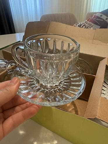 Çay dəsti, Şüşə, 6 nəfərlik — 3
