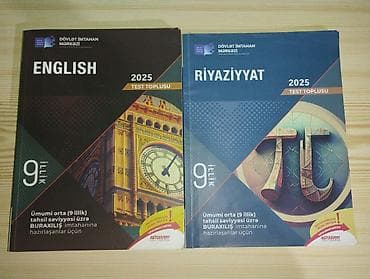 Yazısız və səliqəlidirlər. Qiymətə hər ikisi daxildir. Riyaziyyatın — 1