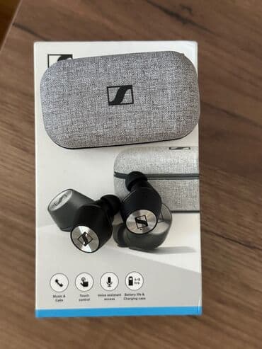 nauşnik: Yeni Simsiz (Bluetooth) Qulaqcıqlar, Sennheiser, rəng - Qara — 4