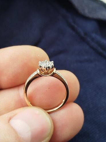 apple watch 7: Dəstə daxildir: Üzük, Sırğa, Sarı qızıl, 585 Əyar — 3