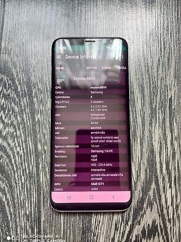 Samsung Galaxy S8, 64 GB, rəng - Qızılı, Düyməli, Sensor, Barmaq izi — 10