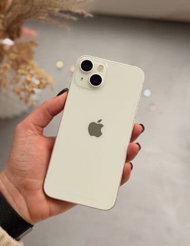 IPhone 13, 256 GB, Starlight, Zəmanət, Kredit, Simsiz şarj