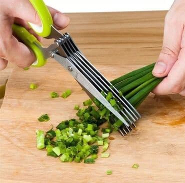 goyərti: Göyerti doğramaq üçün qayçı — 6