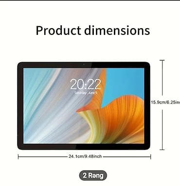 wifi sinyal: Android planşet – TAB12 - Əməliyyat sistemi: Android 14 - Yaddaş: 12 — 3