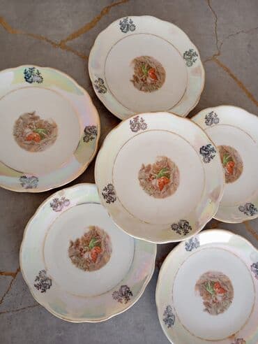 Tort və şiriniyyat qabları: Boşqablar, Rusiya — 1